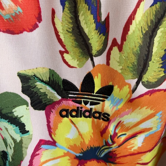 Adidas Women's Floral Jacket - Multicolor - Picture 2 of 4